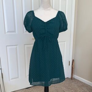 Mimi Chica Teal Mini Dress